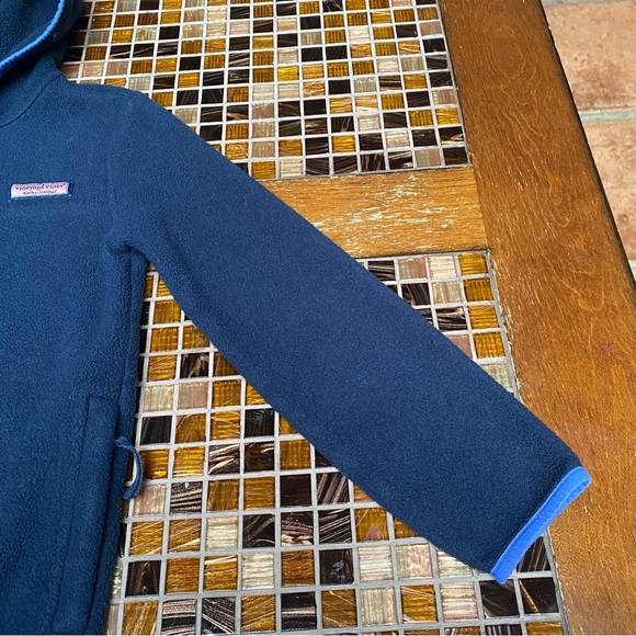 Vineyard Vines Fleece Hooded Full zip Jacket - Picture 2 of 6